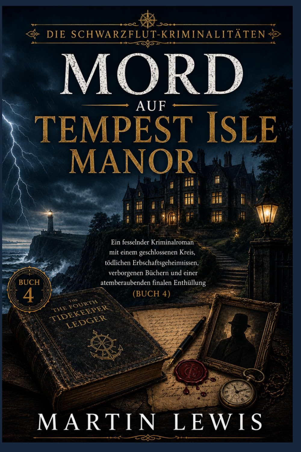 Mord auf Tempest Isle Manor: Ein fesselnder Kriminalroman mit einem geschlossenen Kreis, tödlichen Erbschaftsgeheimnissen, verborgenen Büchern und ... (Buch 4) (Die Schwarzflut-Kriminalitäten)