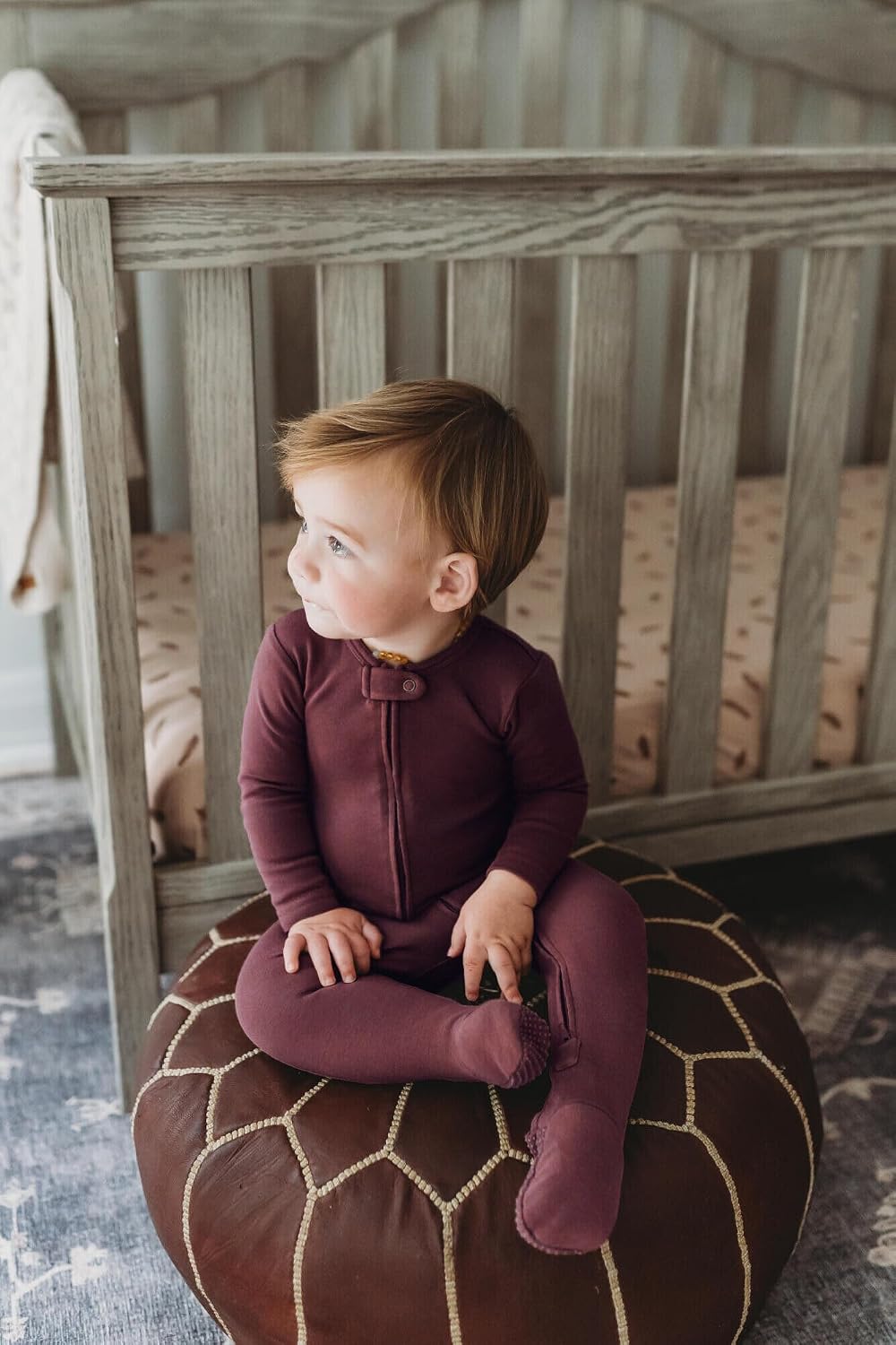 L'ovedbaby Baby Organic 2-way Zipper Footie