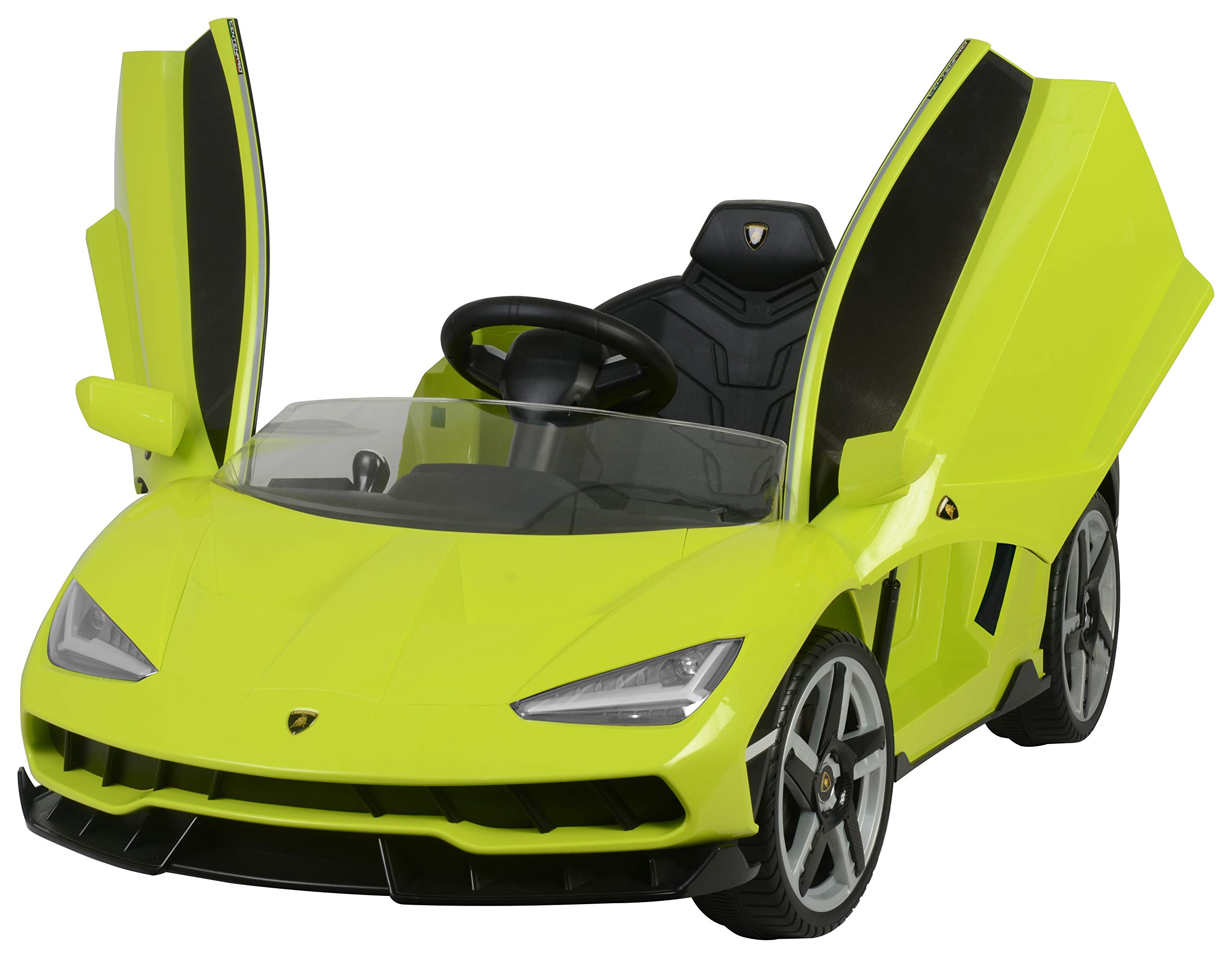 Dorsa Kids Ride On Lamborghini Centenario Battery Operated Supercar With Parental Rc, Grey, 6726-Grey