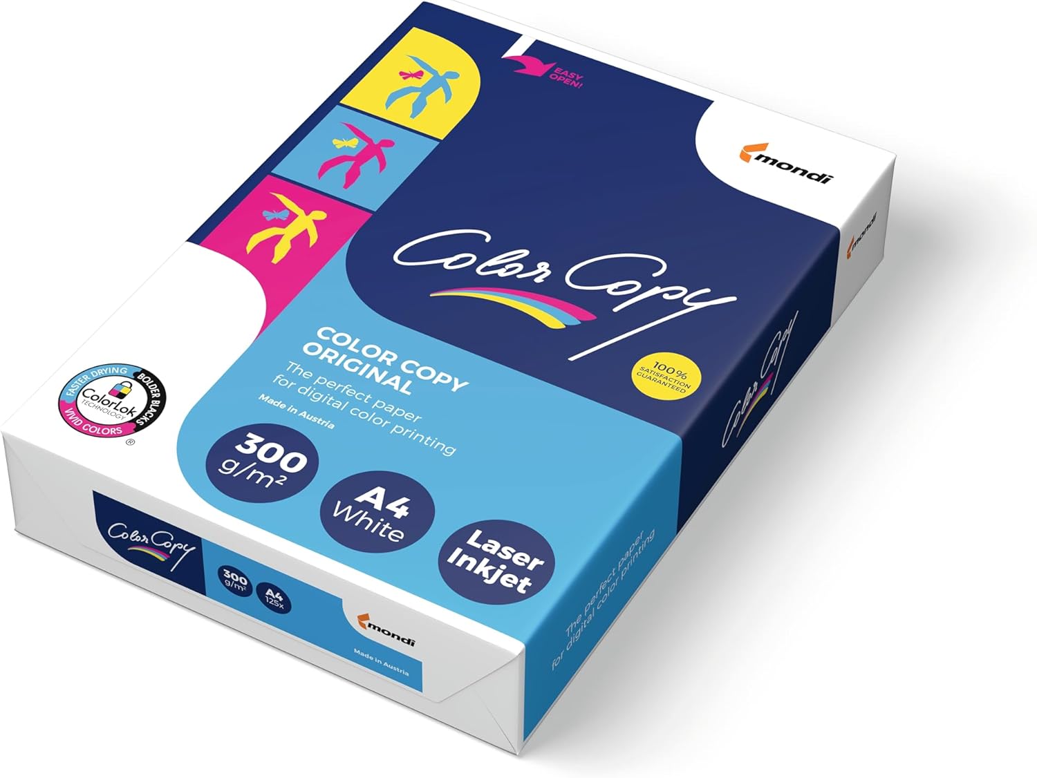Mondi Color Copy Paper A4, 125 Blatt, 300 g/qm