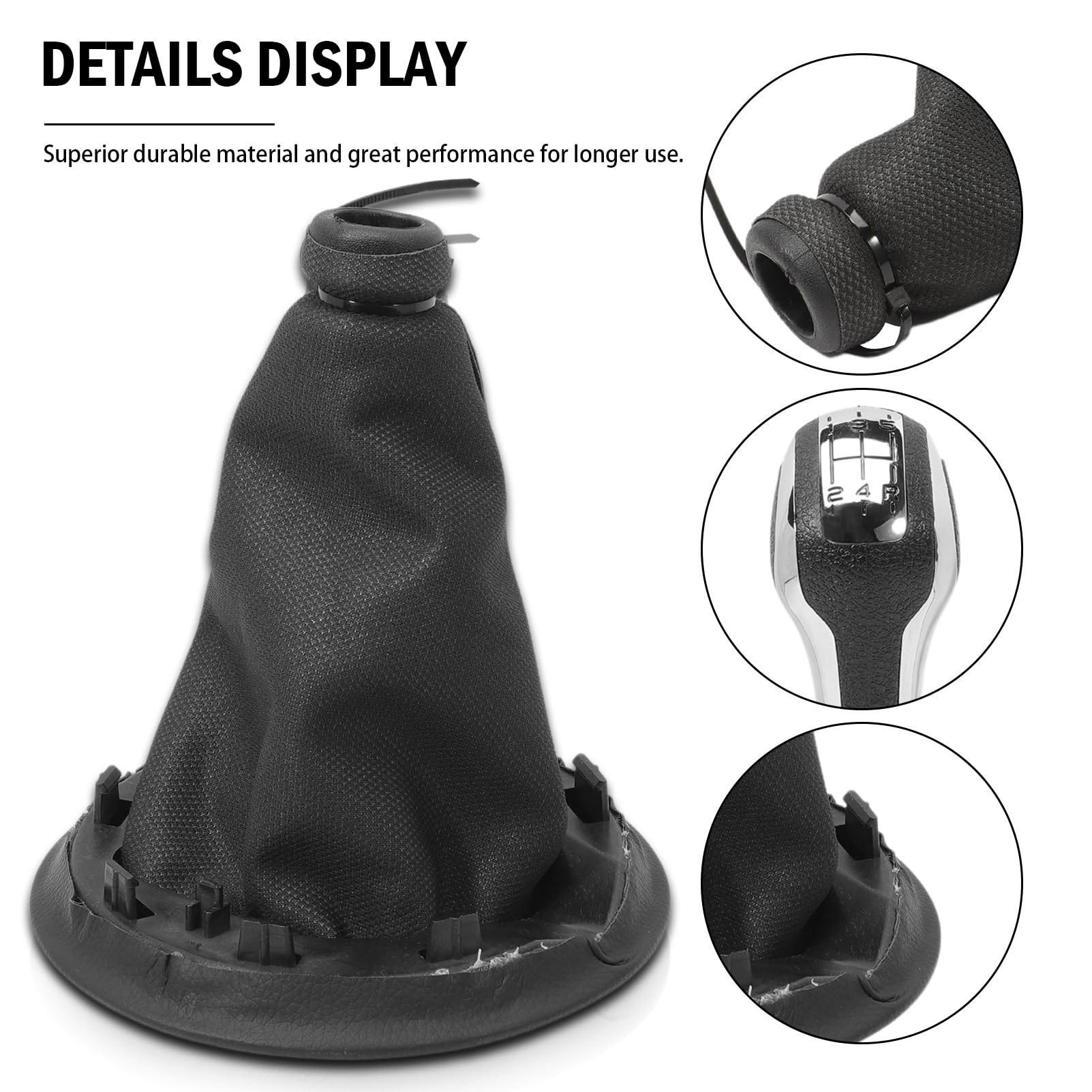 DawlQawwi pommeau de vitesse partner tepee compatible Partner 2008-2022 /Berlingo III MK3 - Remplacement direct