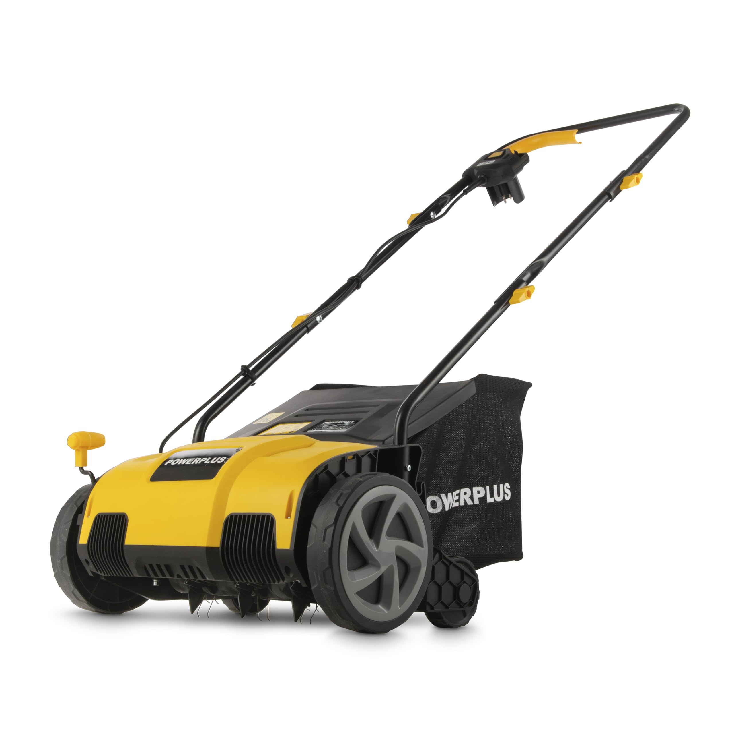 Powerplus Escarificador Eléctrico POWXG75130 - Escarificadores Eléctricos para Césped de 1300W con Ancho de Corte de 320mm - Aireador de Césped para Jardín