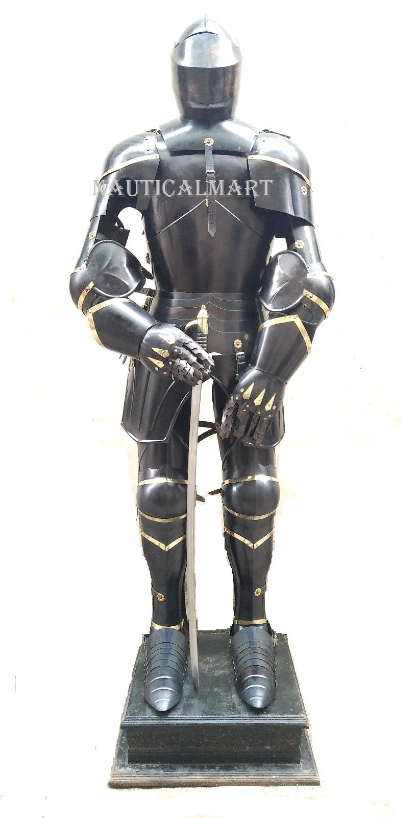 Nauticalmart Medieval Knight Wearable Suit of Armor Combat Full Body Armor