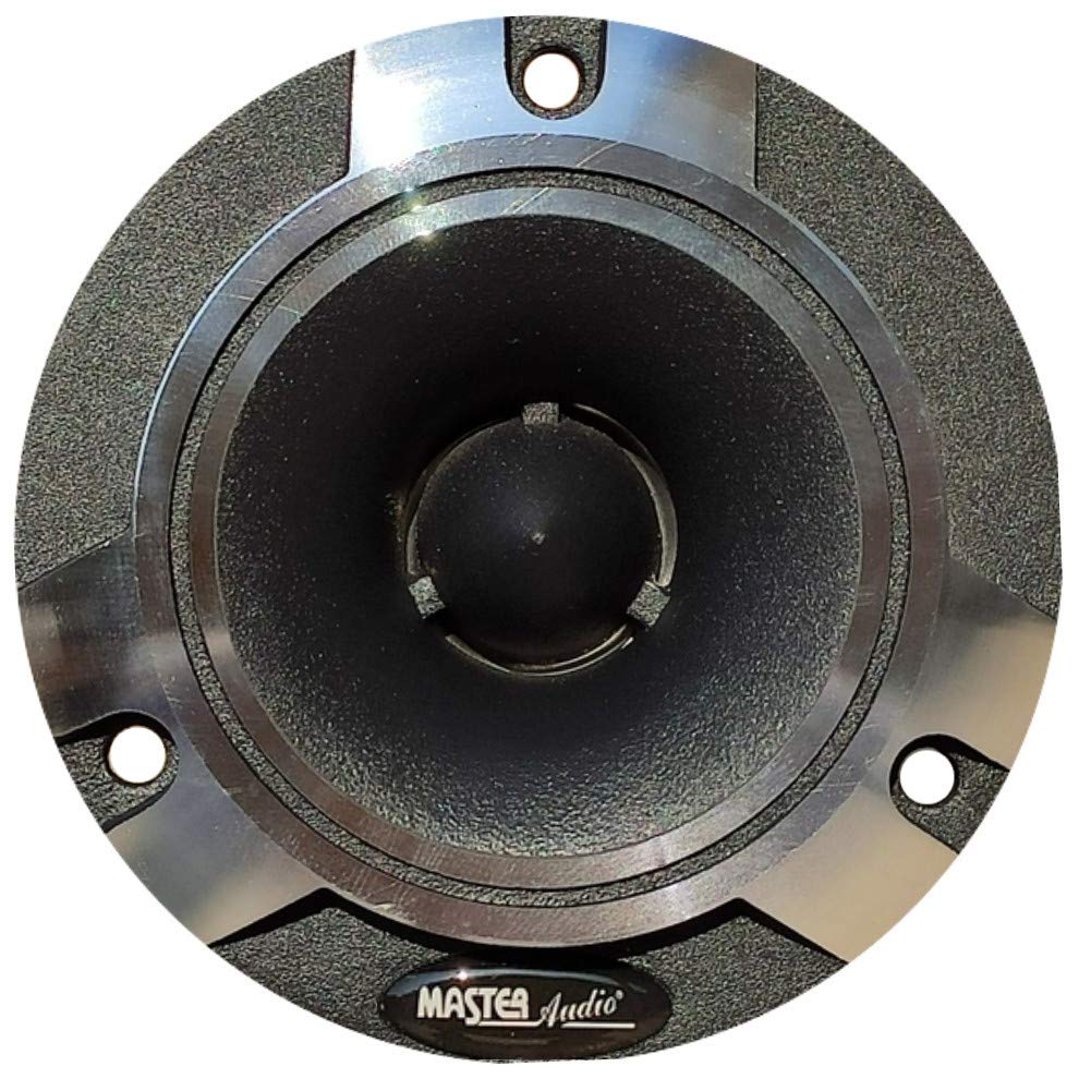 MASTER AUDIO 2 Super Tweeter BST11/8 BST 11/8 avec 175 Watts rms et 350 Watts Max 9,80 cm de diamètre 98 DB 8 ohms 3,70 cm de Profondeur, la Paire