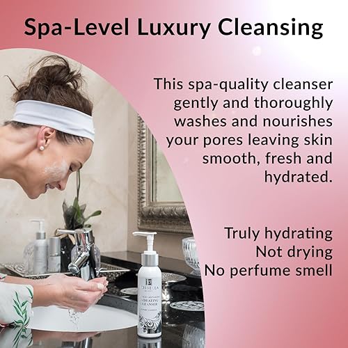 Miniatura 2 de Jabón facial orgánico para mujeres y hombres, mejor limpiador facial hidratante antienvejecimiento. Limpiador facial de gel 98% natural, una manera