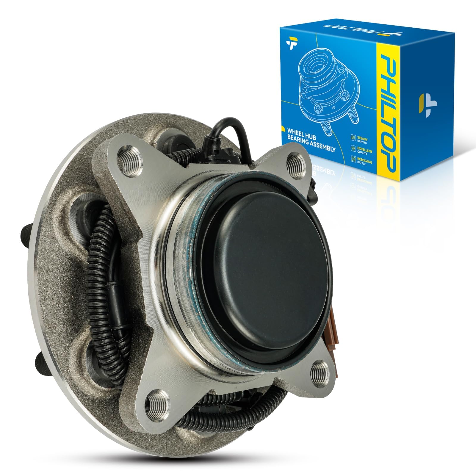 PHILTOP 515176 x1 RWD Front Wheel Hub Assembly for Ford F-150, Expedition