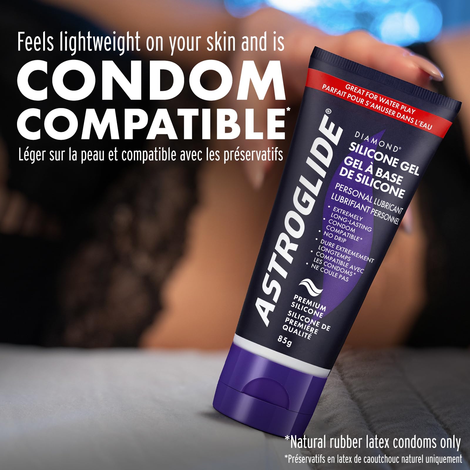 Astroglide Diamond Gel Waterproof Silicone Personal Lubricant