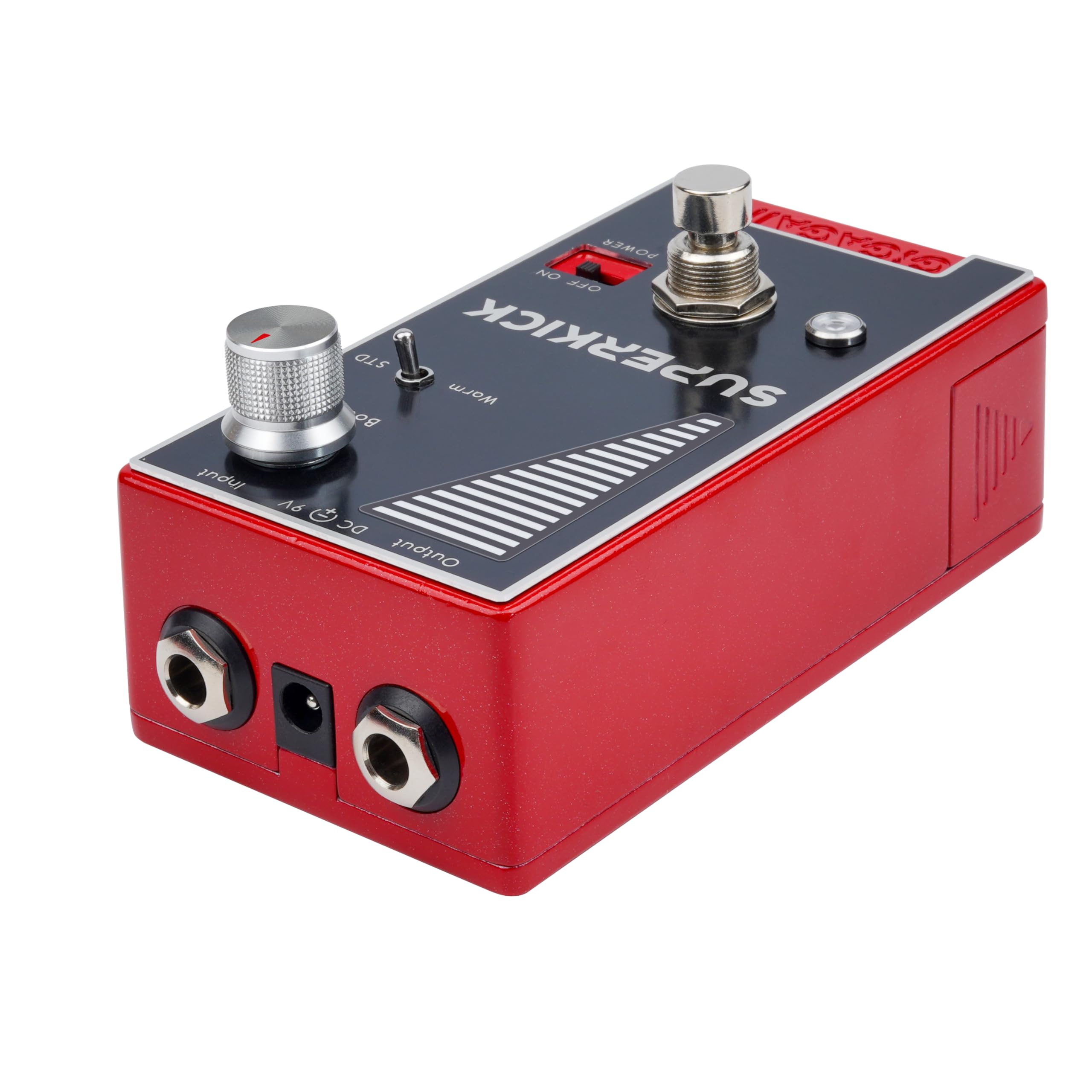 GP01 Superkick Booster gitarowy – Clean Boost & Overdrive, przezroczysty dźwięk, dynamiczna reakcja, True Bypass, kompaktowy metalowy do gitary elektrycznej