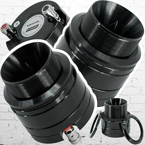 Miniatura 5 de Gravity 2 altavoces coaxiales WZ6G Warzone Series de 6.5 pulgadas, 1000 W Pro de rango medio + 2 tweeter de titanio resistente Audiotek AT-W460BK de