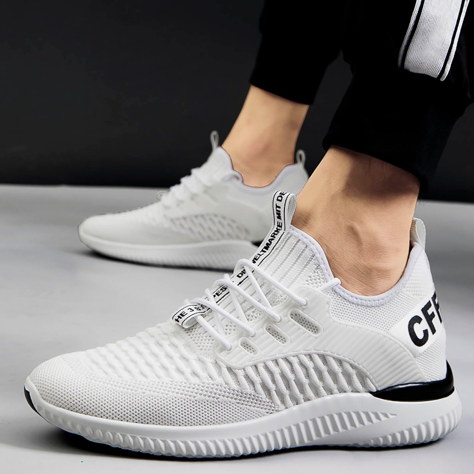 Scarpe Padel Uomo Scarpe Da Ginnastica Da Uomo Ragazzo Corsa Sneakers Nere Sport Alte Sportive Bianche Ammortizzate Running Shoes Invernali Calze Palestra Eleganti Pianta Larga 45 Pelle Tennis