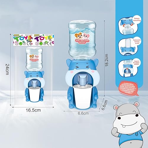 Miniatura 7 de Dispensador de agua de escritorio, mini enfriador de mesa, bomba de agua recargable, pequeña máquina de agua para niños y adultos, ideal para