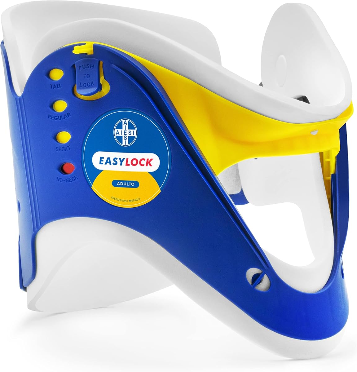 AIESI® Collier cervical pour adulte réglable en 4 positions EasyLock