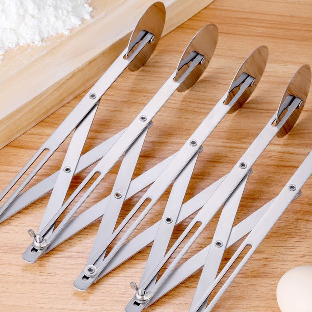 Pizzaschneider Pizzaroller Messer Küche Haushalt Pizzabackschneider Nudelschneider 3/5/7 Runde Pizzaschneider Pizzaschneider (S7)