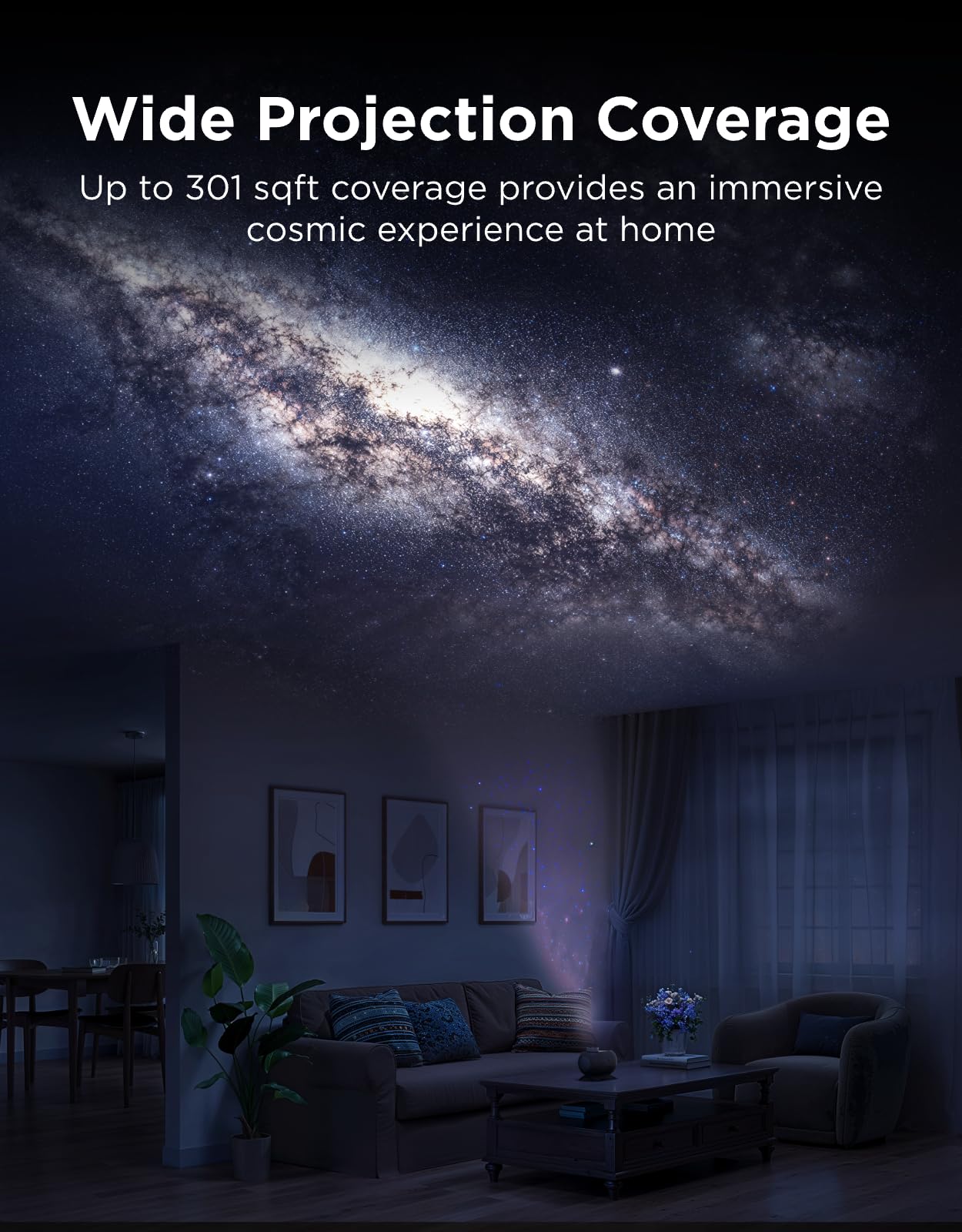 Govee Galaxy Light Star Projector 2 Pro 4 Megapixel HD Lens Night Light | Planetarium Projector work with Matter Star LED Lights Projector with 20 Preset Scenes Room Decor Gift for Kids product thumbnail 6