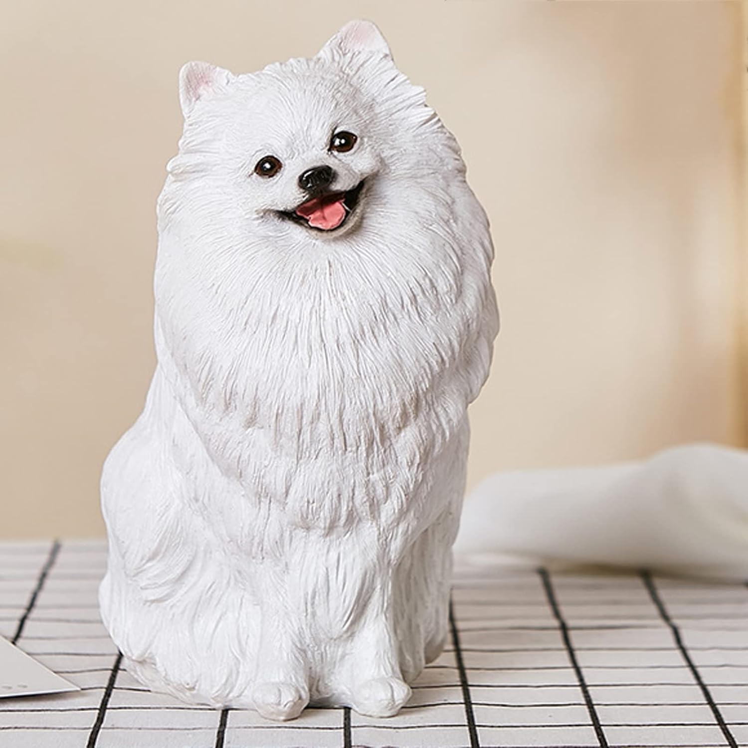 DFrywdgSEY Animal statue, Dog Garden Statue Resin Animal Sculpture Outdoor Lawn House Art Statues Lovers