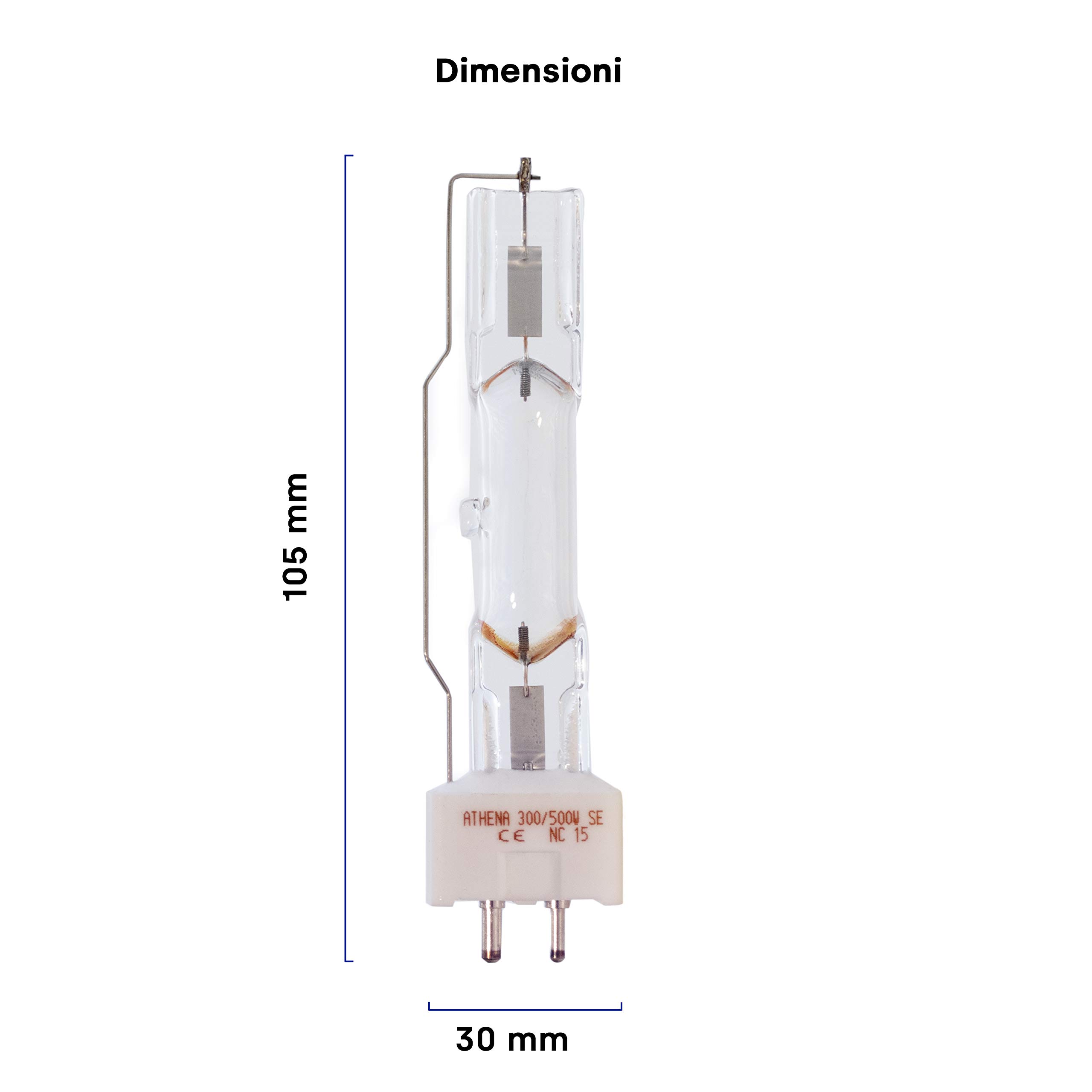 LAMPADA ABBRONZANTE UV ATHENA 300/500W SE GY9.5
