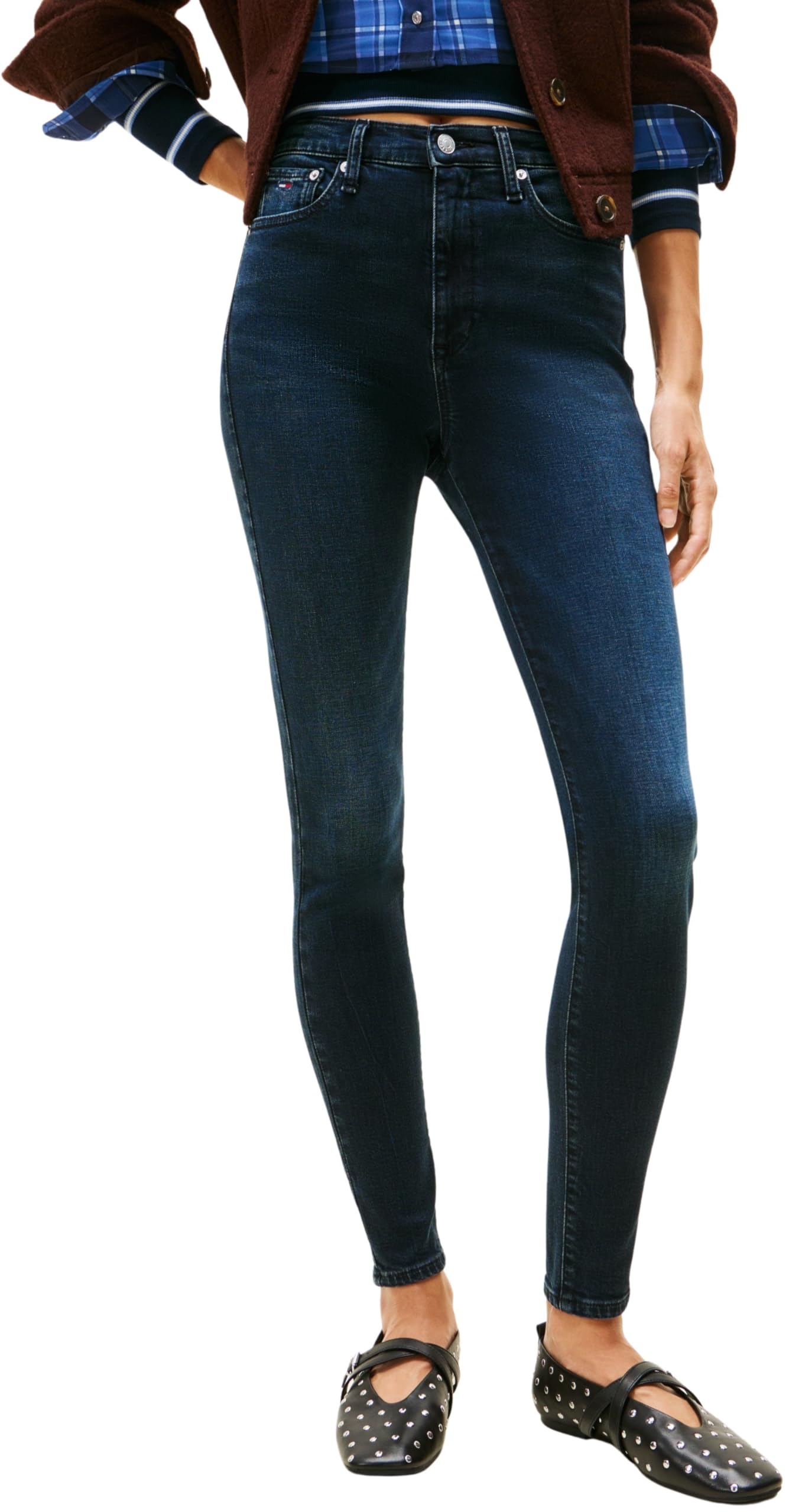 Tommy Jeans Damen Jeans Hose Sylvia Skinny Fit