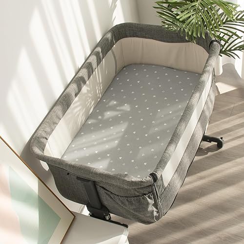 Miniatura 6 de Protector de colchón para moisés (23 x 28 pulgadas), compatible con moisés Breeze Plus de 4moms (no playard), espuma suave impermeable y