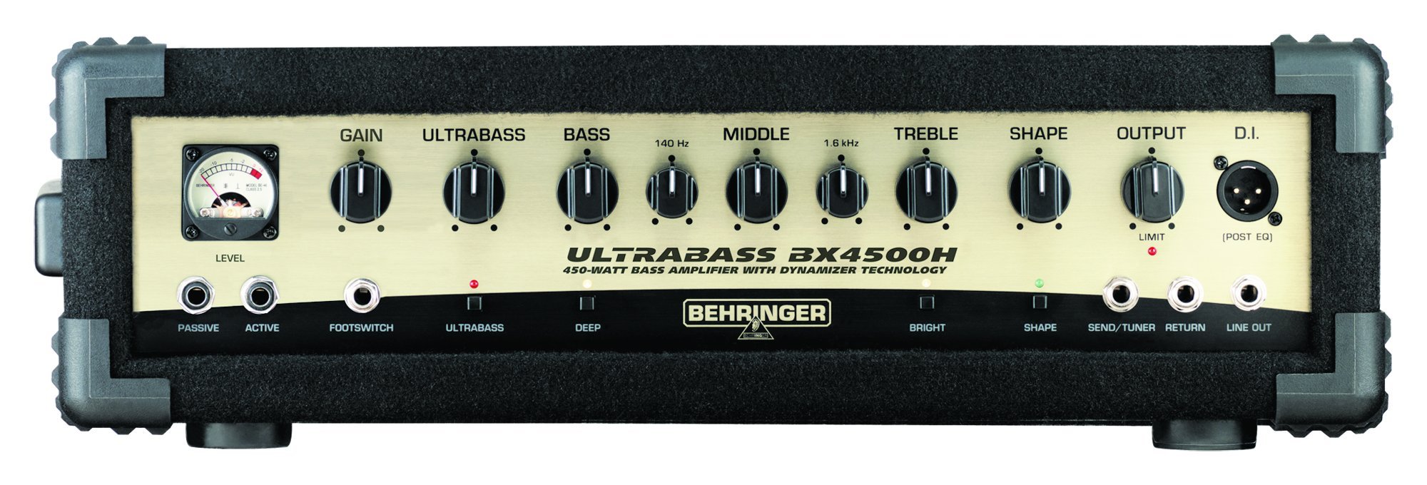 Behringer ULTRABASS BX4500H 450 Watt Bass Amp Head with Ultrabass 