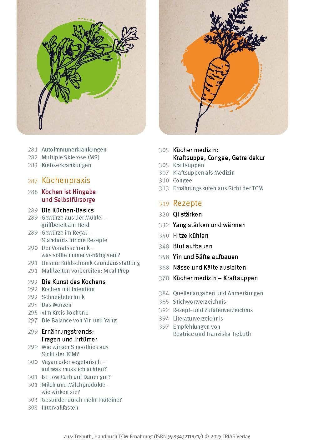 Handbuch TCM-Ernährung: Fünf Elemente Ernährung & Diätetik: das gesammelte Wissen. Grundlagen, Anwendung, Praxis, Rezepte. Nach dem Bestseller von Barbara Temelie & Beatrice Trebuth