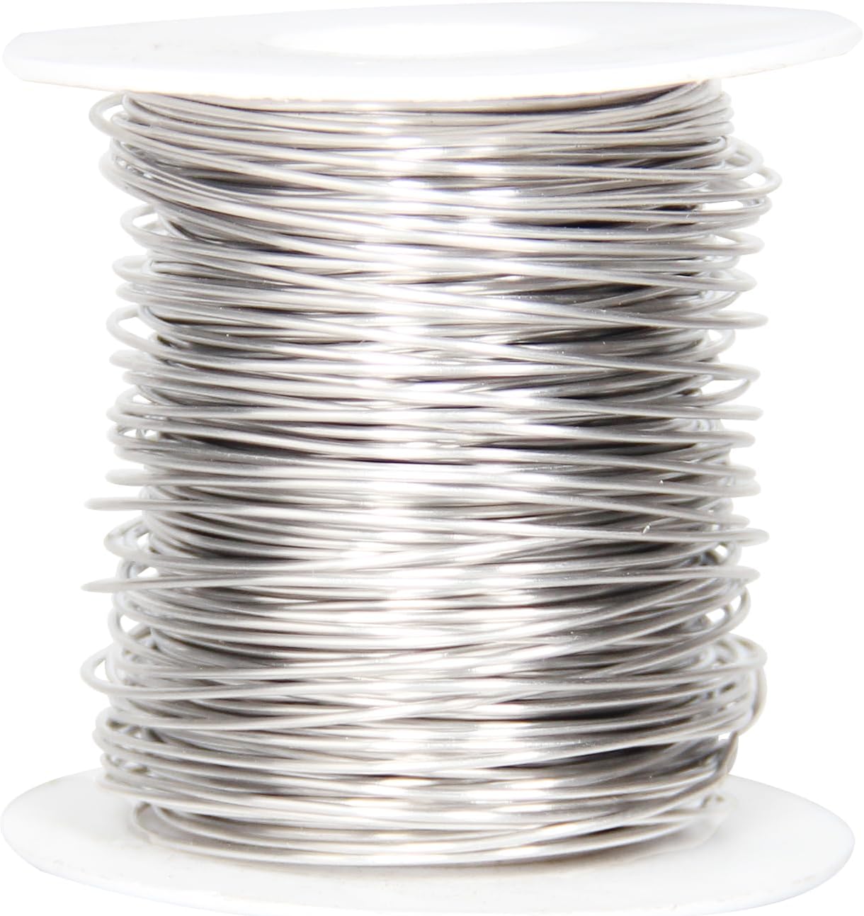 20 Gauge (0.03'') Stainless Steel Craft Wire for Jewelry Making, 165 feet Dead Soft Stainless Steel Bailing Wire, Silver Snare Wire for Craft and Jewelry Making, Round Selection