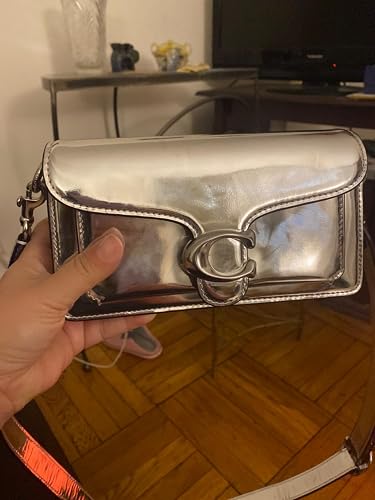 Amazon | [COACH] Tabby ショルダーバッグ 20 メタリック、Lh/シルバー