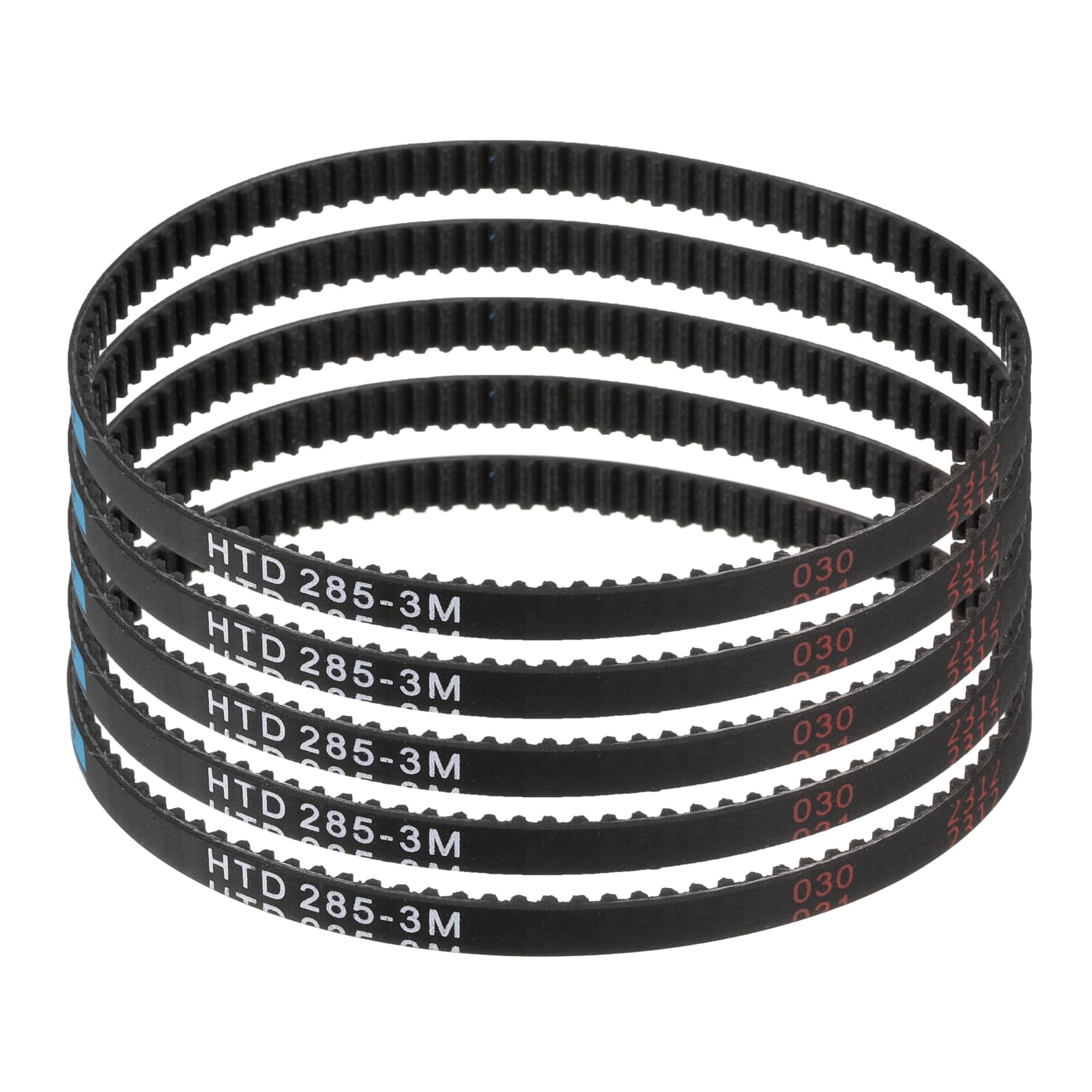 uxcell 5pcs HTD-3M Rubber Timing Belt 67 Teeth, 201mm L x 6mm Wd x 2.4mm H — Amazon image 32