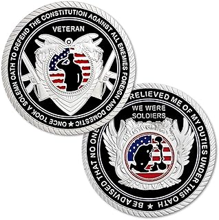 Military Veteran Challenge Coin Army Soldiers Gift