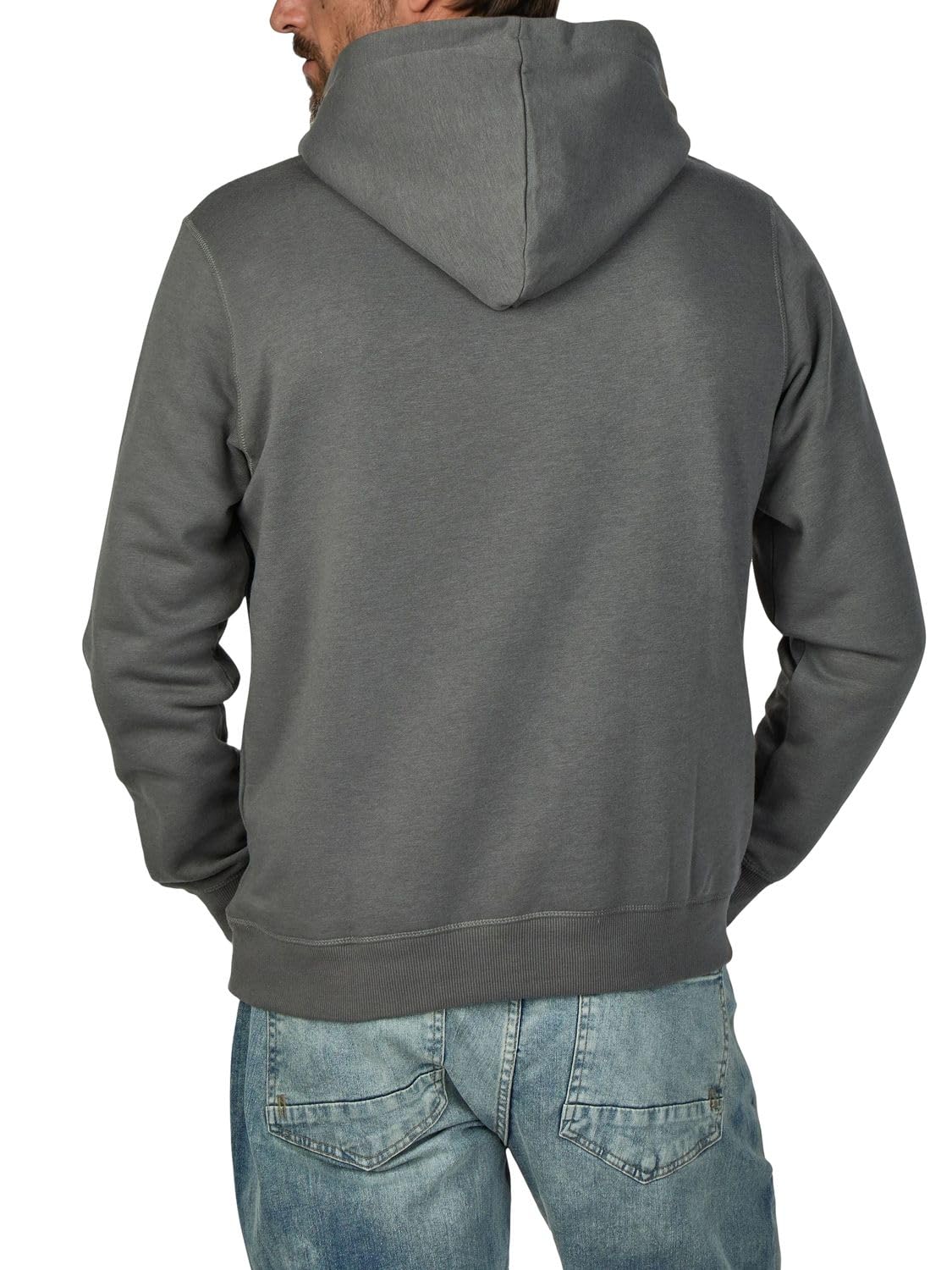 JACK & JONES Męska bluza z kapturem o luźnym kroju z nadrukiem JWHINTERLUDE Sweat Hood Plus Size bluza z kapturem bluza z kapturem bluza czarna szara zielona beżowa S M L XL XXL 3XL 4XL 5XL 6XL 7XL