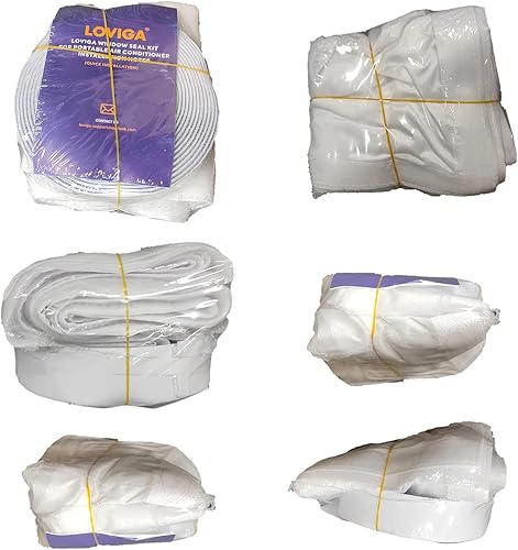 Miniatura 2 de Loviga Sello de ventana para aire acondicionado portátil, 100% efecto de sellado, kit de ventilación de sello de ventana de CA para aire