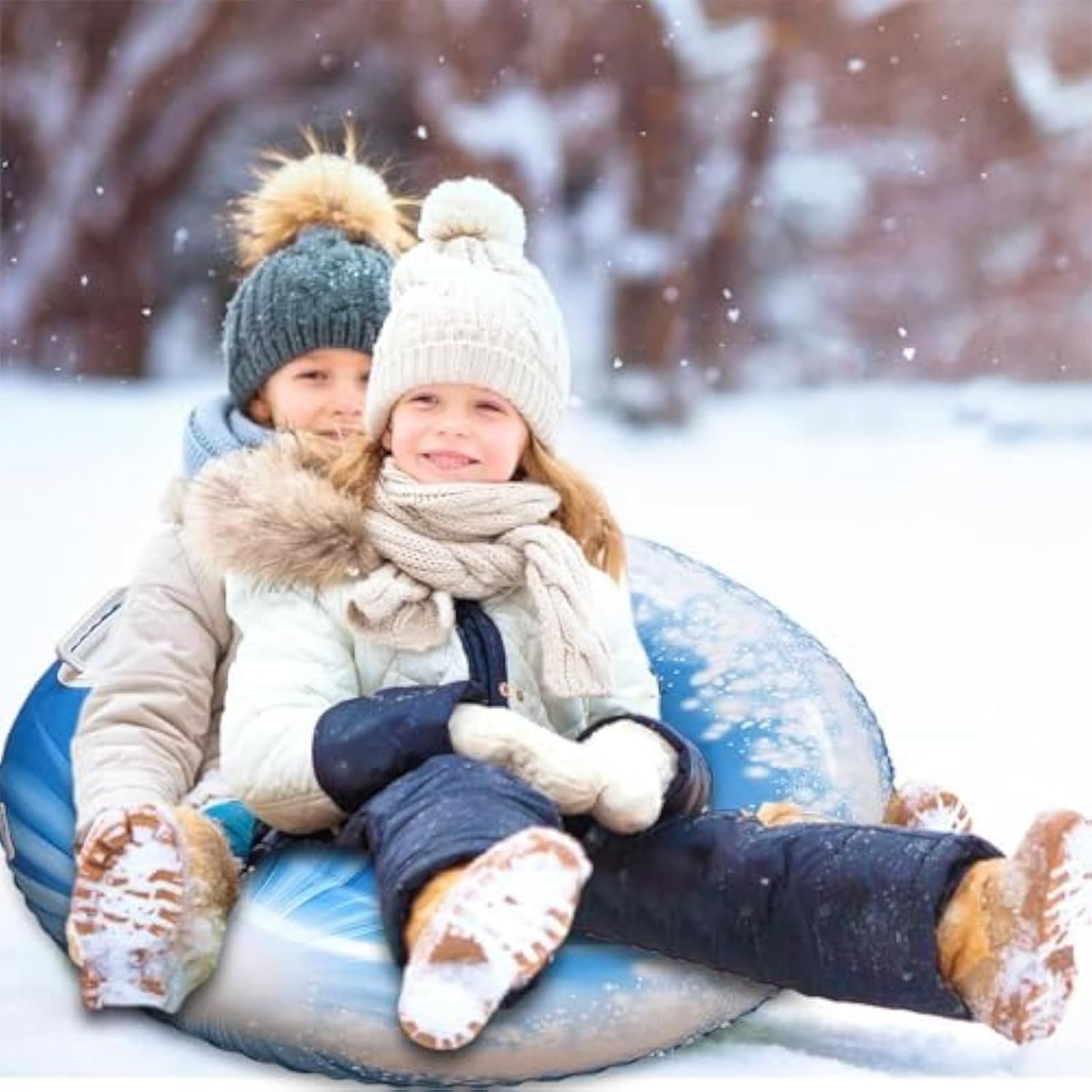 Trineo de Nieve Infantil Juguetes Invernales Exteriores Juegos Recreativos