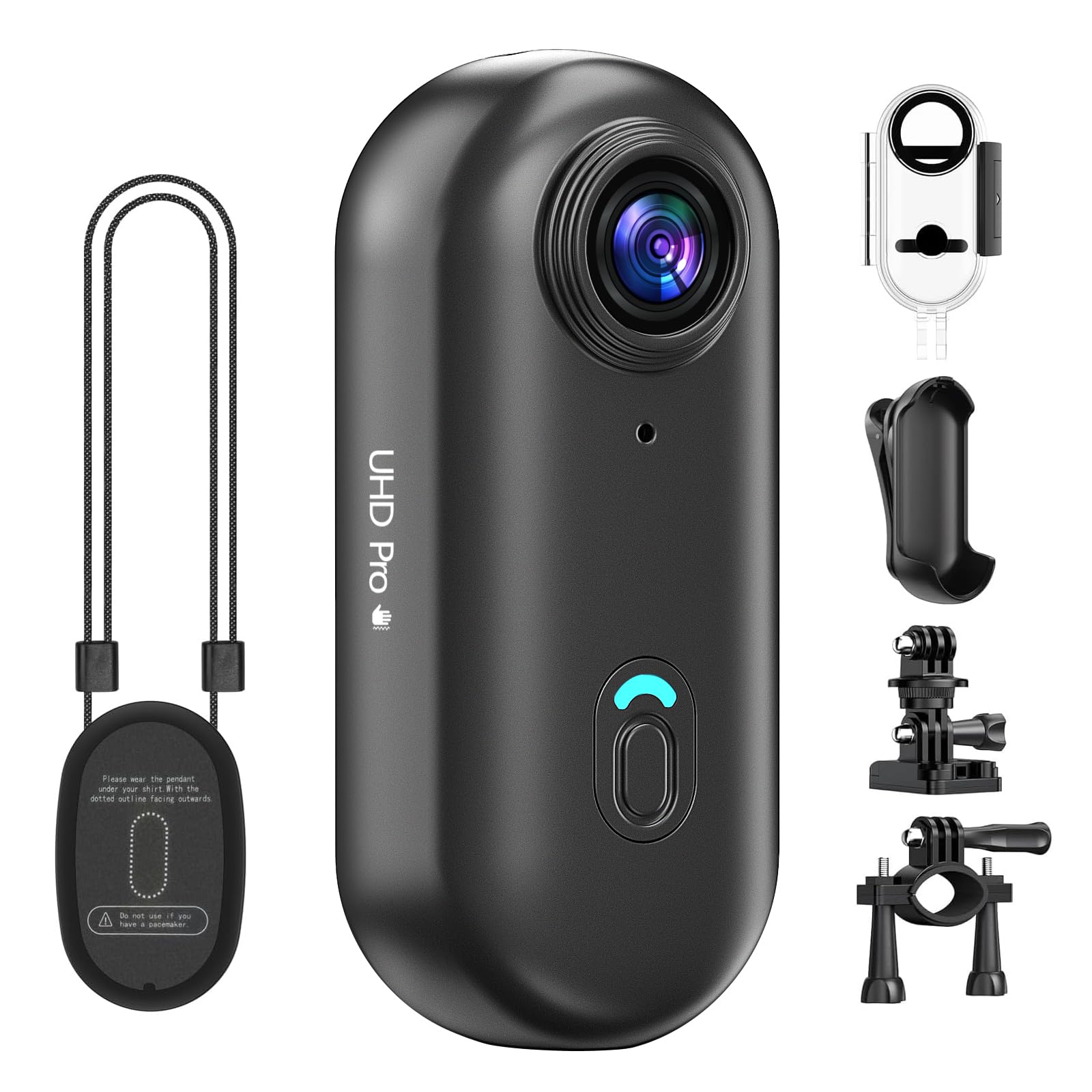 Mini 4K Body Camera with 6‑Axis EIS, Wearable Action Camera with Magnetic Clip Mount, 64GB Portable POV Cam for Travel, Daily Recording, Vlogging, Pet Walking, Cycling, Hiking and Outdoor Sports-picture-27