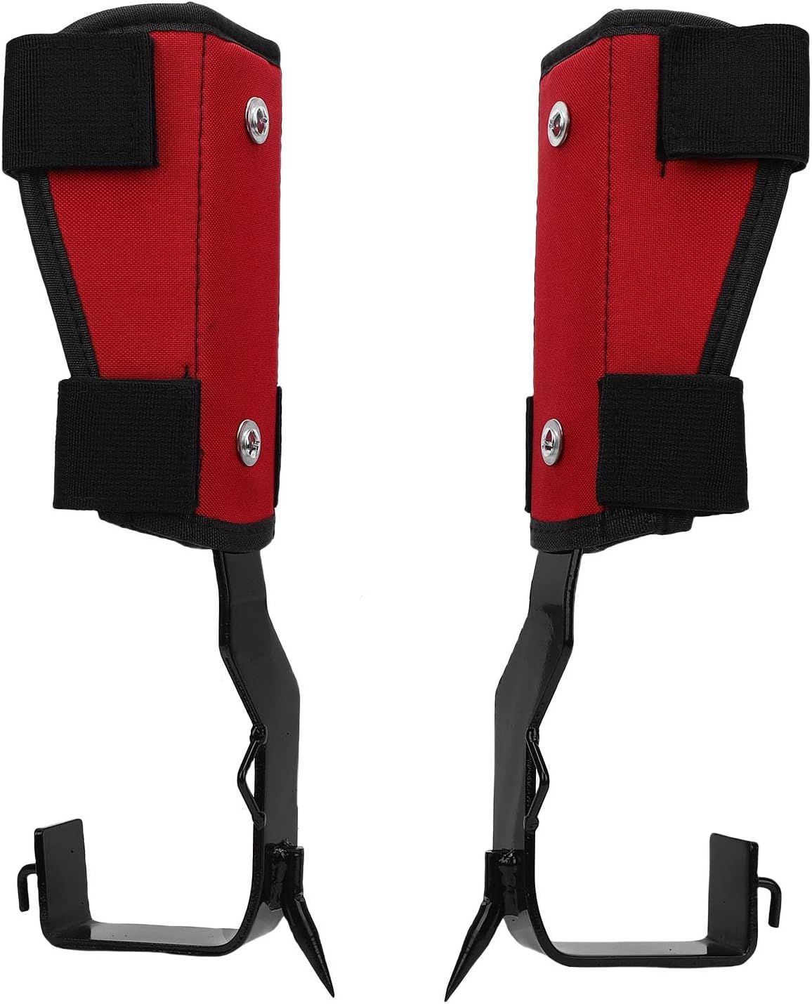 Fafeicy Tree Climbing Gear, Stainless Steel Claws with Non Slip Foot Pedals for Safe Tree Climbing and Pruning, Ideal for Outdoor Fruit Picking and Hiking