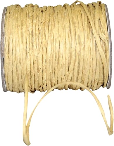 Miniatura 5 de Reliant Ribbon 25125W-073-18C - Cinta de rafia con cable, 18 pulgadas x 100 yardas, color marrón