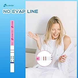 HEAL-CHECK 50 Count Pregnancy Tests with Cups, Bulk Pregnancy Test Strips for Detection at Home, Over 99% Accuracy, Individually Wrapped Fertility Tests, Extra-Wide 5mm HCG Tests, Pruebas De Embarazo