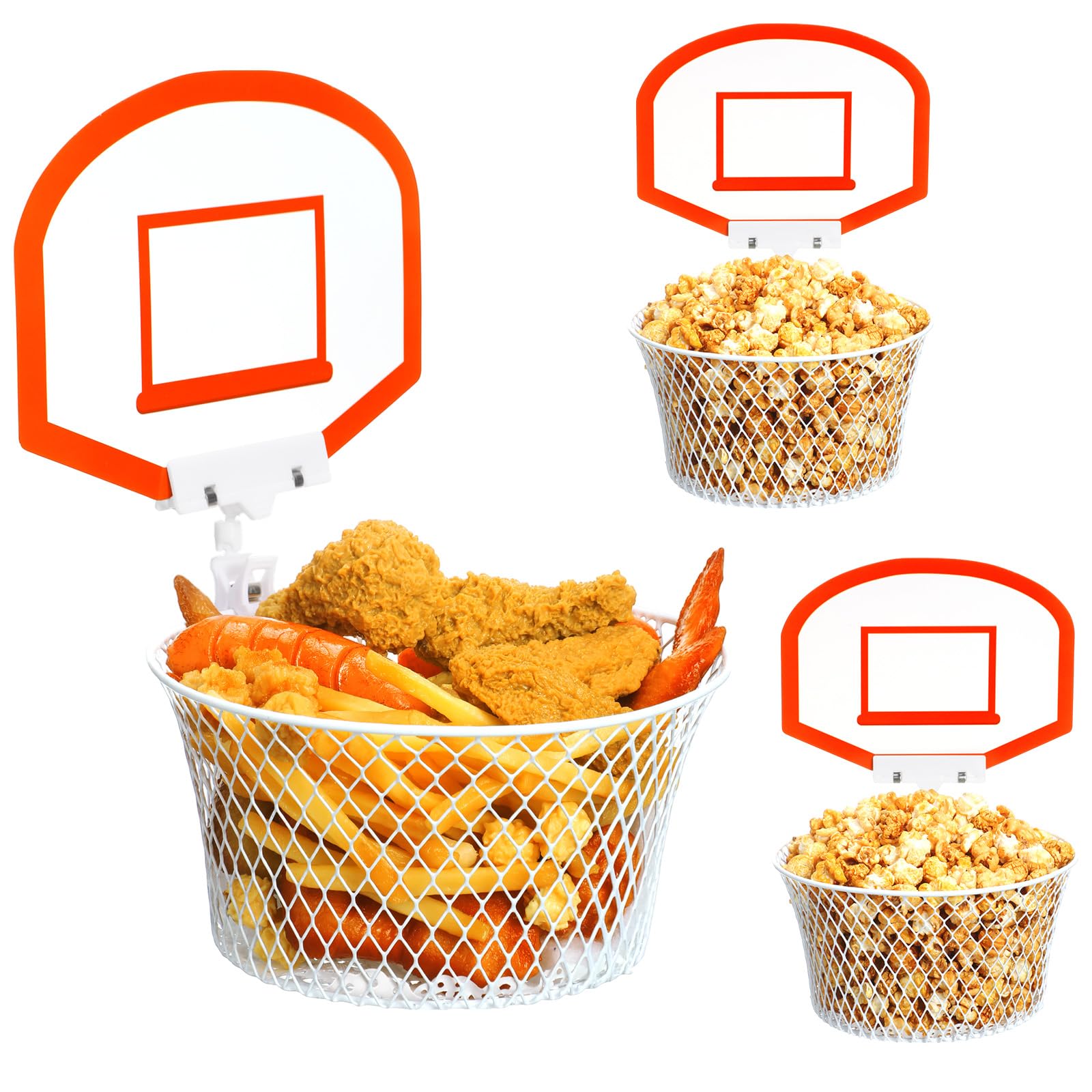 Panier de basket-ball en métal réutilisable Chunful avec papier absorbant huile