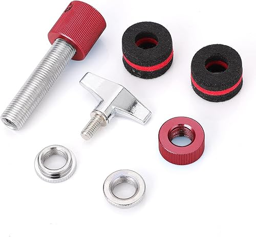 Miniatura 6 de Facmogu Embrague estándar de Hi-Hat, apto para varilla de 0.276 in, aleación de aluminio Hi Hat Clutch Hi-hat Stand Post Jazz Drum Clutch para Hi