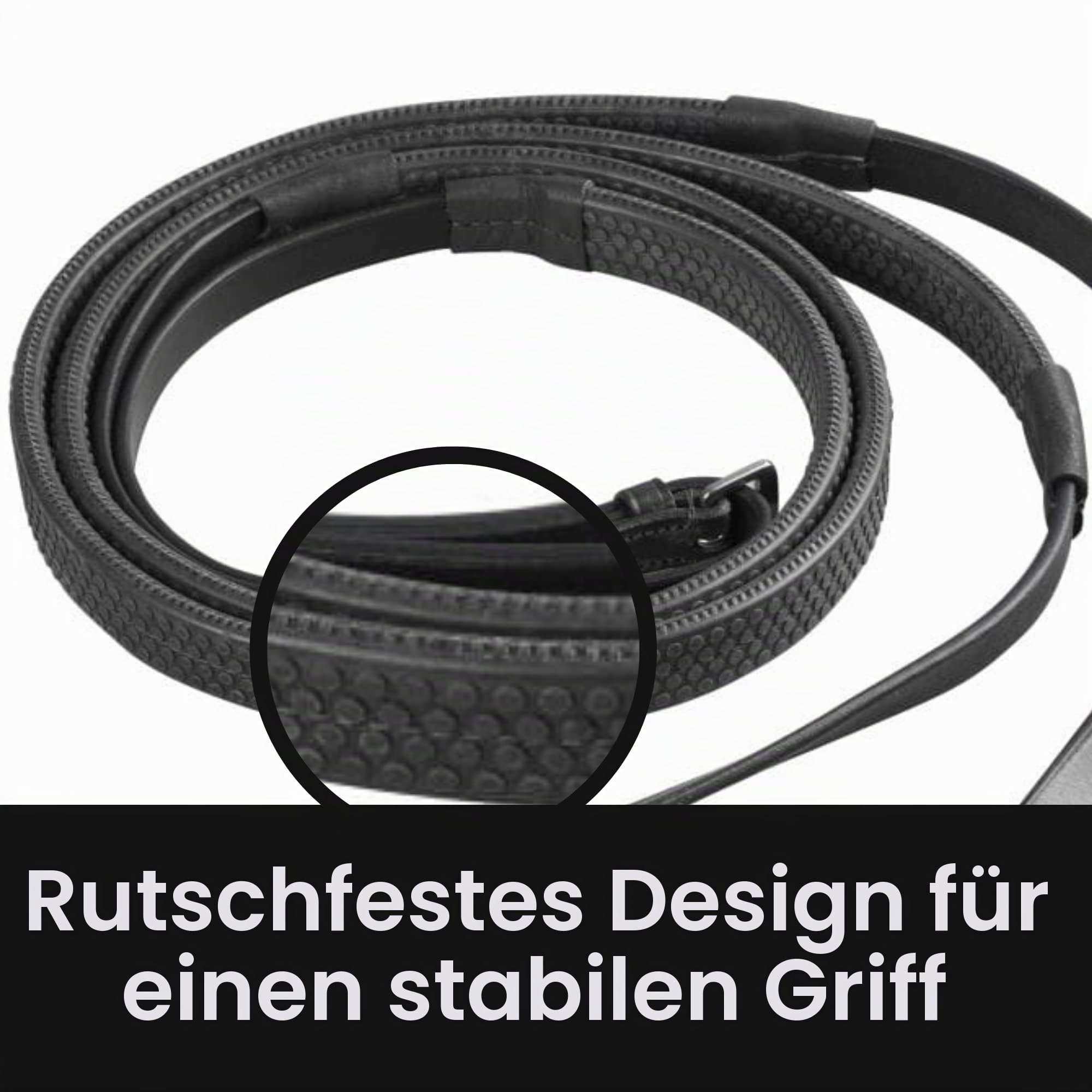 Start Reiten Gummizügel rutschfestes Muster