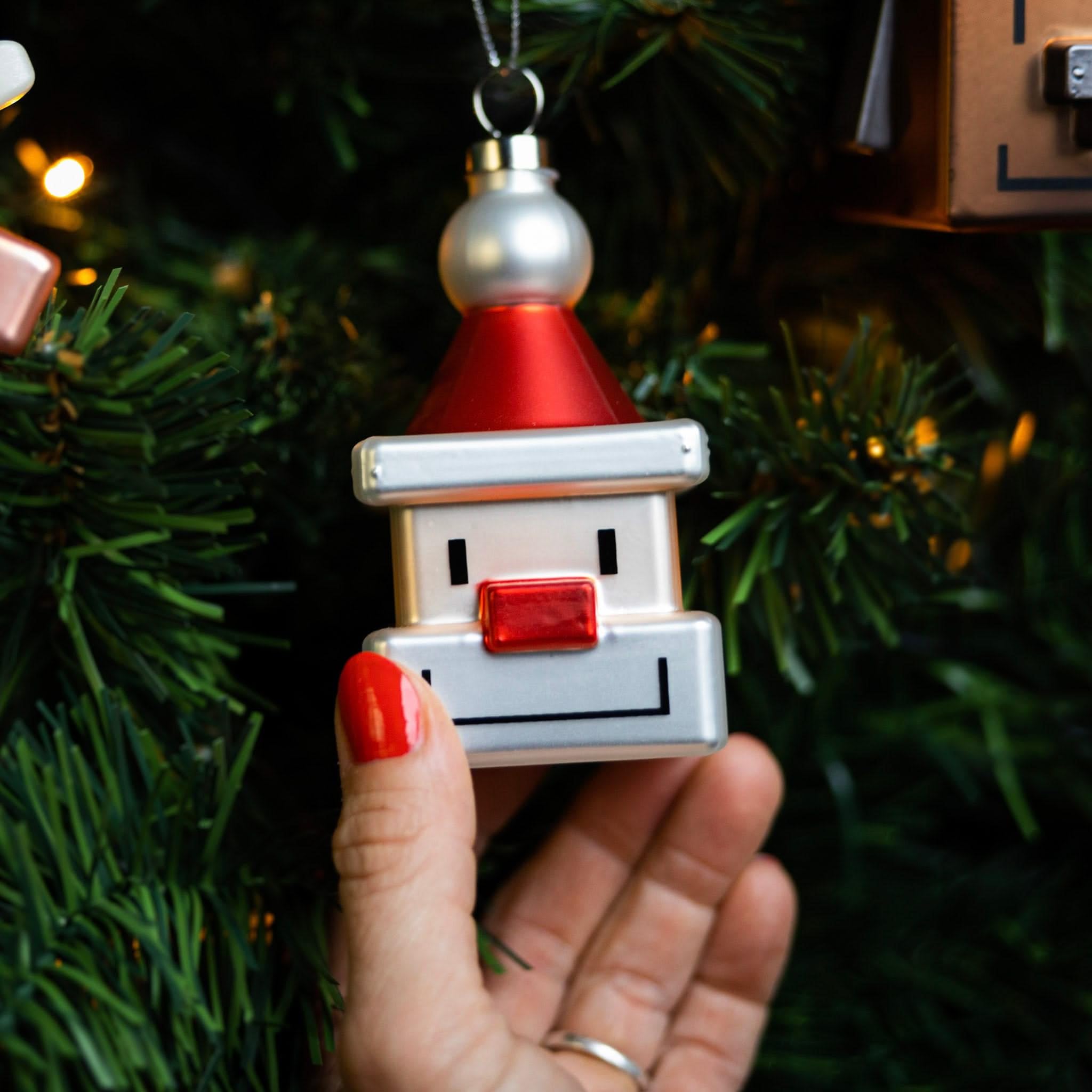 Alessi Santa Cube, Decorazione Natale, szkło, wielokolorowe, One Size