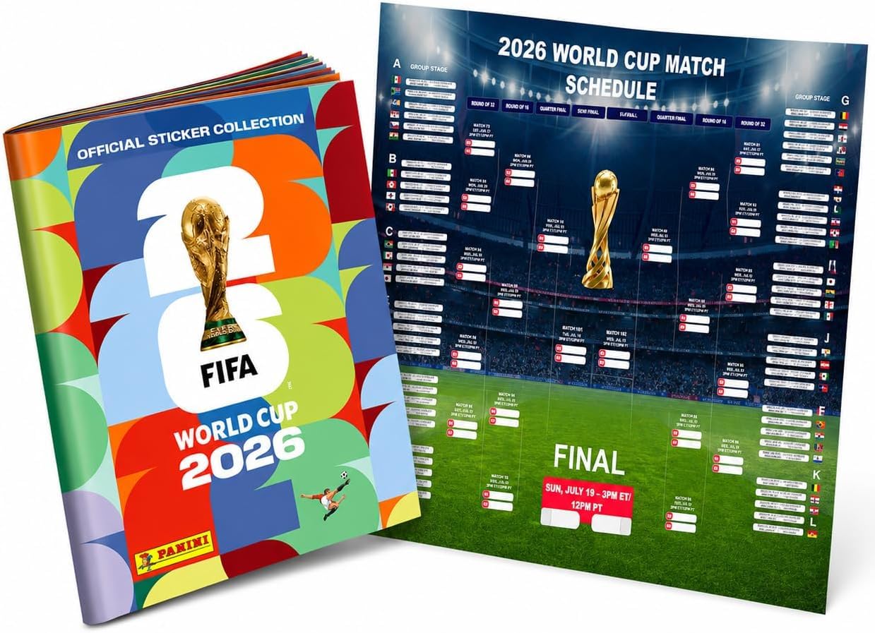 TK Gruppe Timo Klingler Panini Coupe du monde 2026 XXL Set - Album et autocollants - Plan de jeu, album d'autocollants - À collectionner - Coupe du monde de football 2026 (album de collection)
