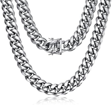 Heavy Men Silver 316L Stainless Steel 