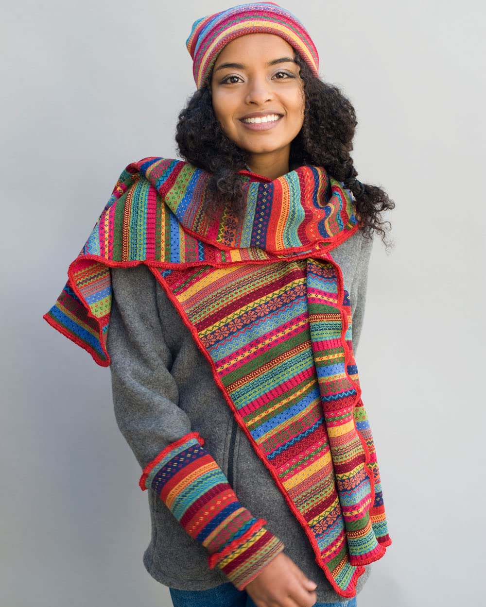 Invero, Merino szal Cacha, 100% wełna