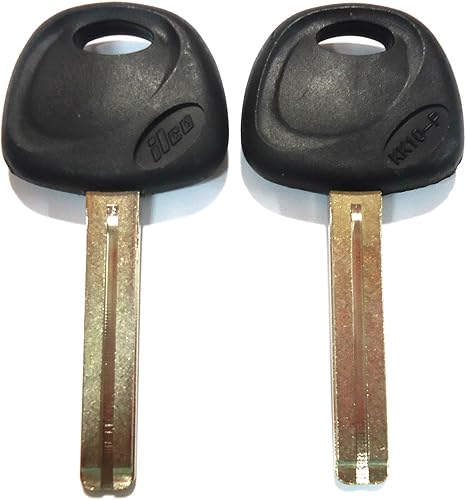 2 repuestos de llave lisa, sin transpondedor, con hoja sin corte, para Hyundai Kia, fabricada en EE.UU.