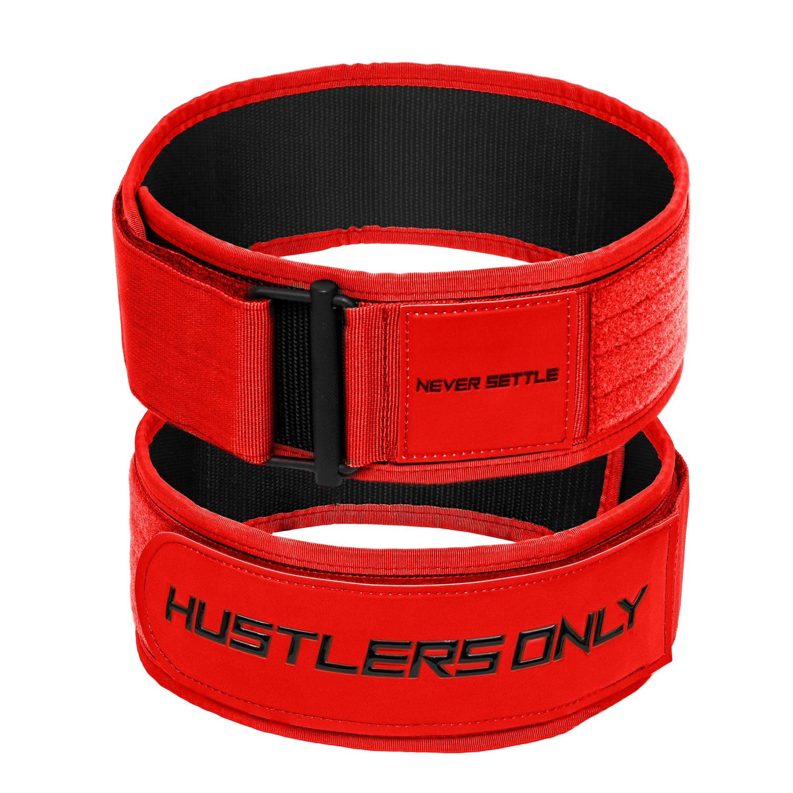 Hustlers only Weight Lifting Belt with Quick Locking for Bodybuilding Powerlifting