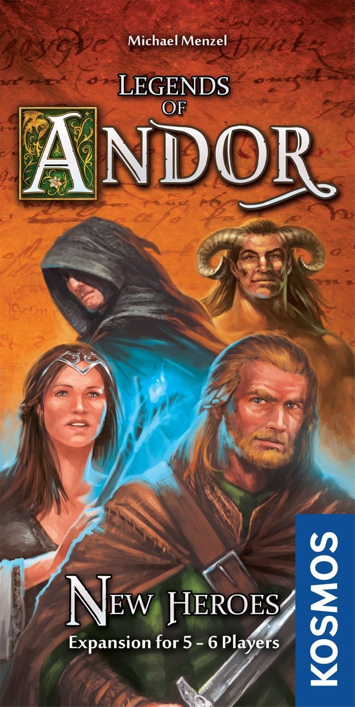 Thames & Kosmos |692261 | Legends of Andor: New Heroes Expansion | Compatible with Part 1 | Cooperative Board Game | 2-6 Players | Ages 10+