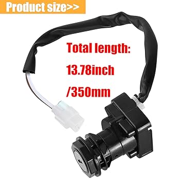 QAZAKY Ignition Key Switch Compatible with Prairie 300 360
