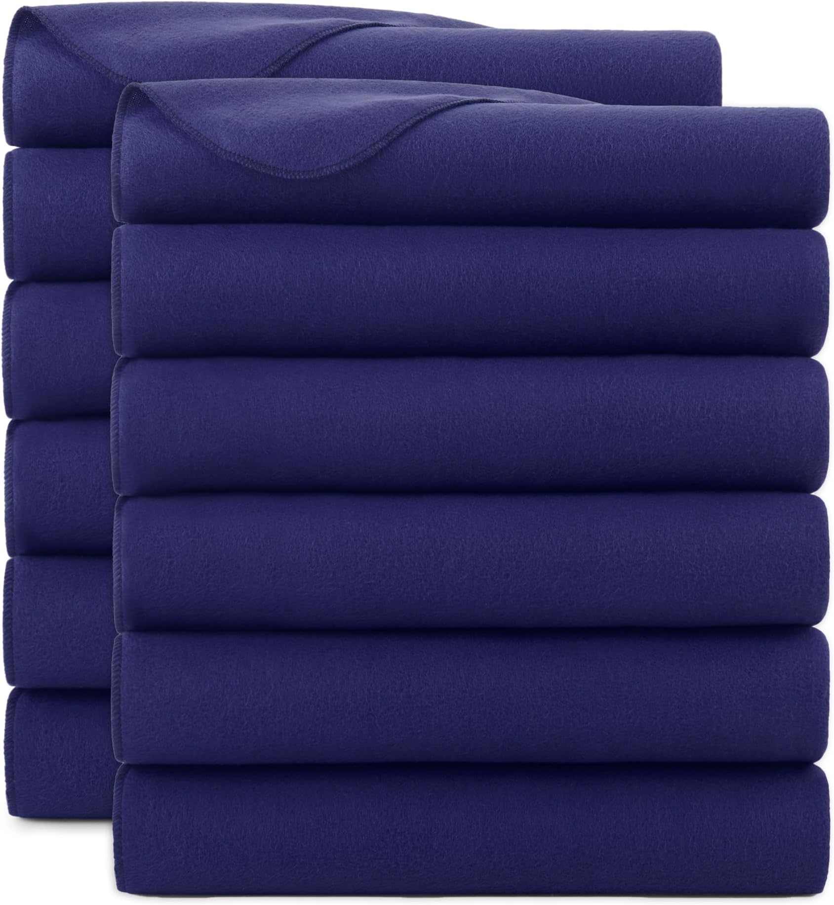 Buryeah 18 Pcs Flannel Blankets Bulk 50 x 60 Inch