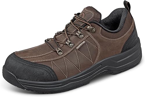 Miniatura 7 de Orthofeet Zapatos ortopédicos de trabajo de dolomita de cuero para hombre