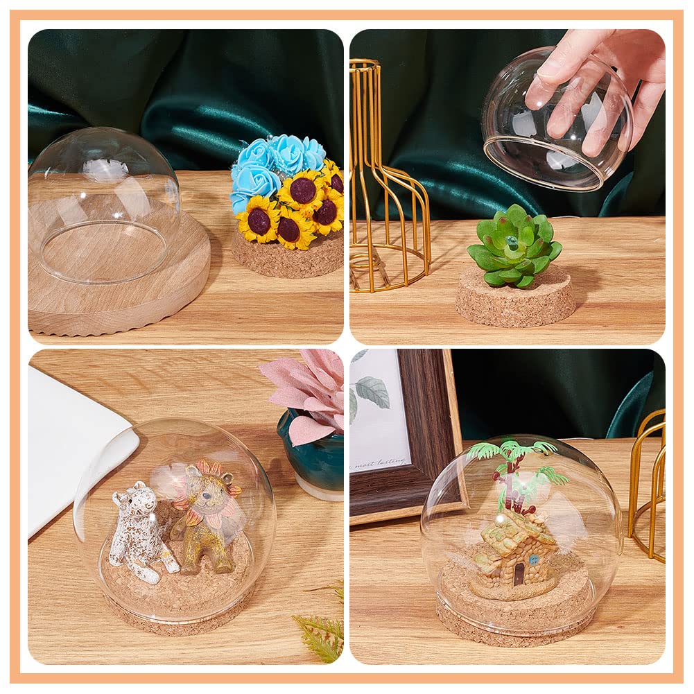 Verre rond plat Transparent de remplacement, 2 piè... – Grandado