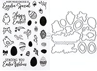 Vista 12 de DzIxY Puppy House - Juego de sellos transparentes y troqueles de corte de metal para hacer tarjetas, álbumes de recortes, suministros de papel